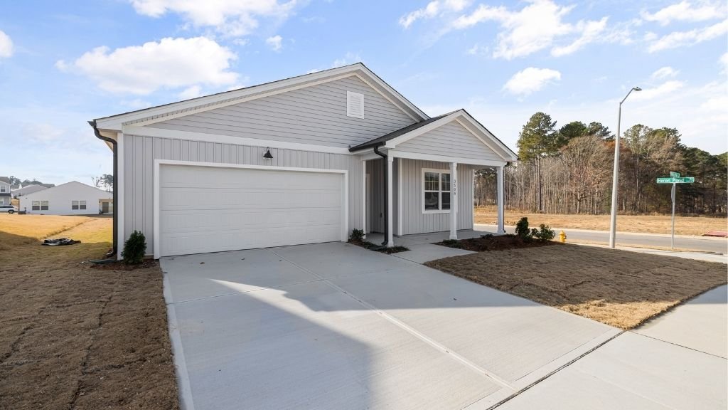 Concrete driveway in Charlotte NC