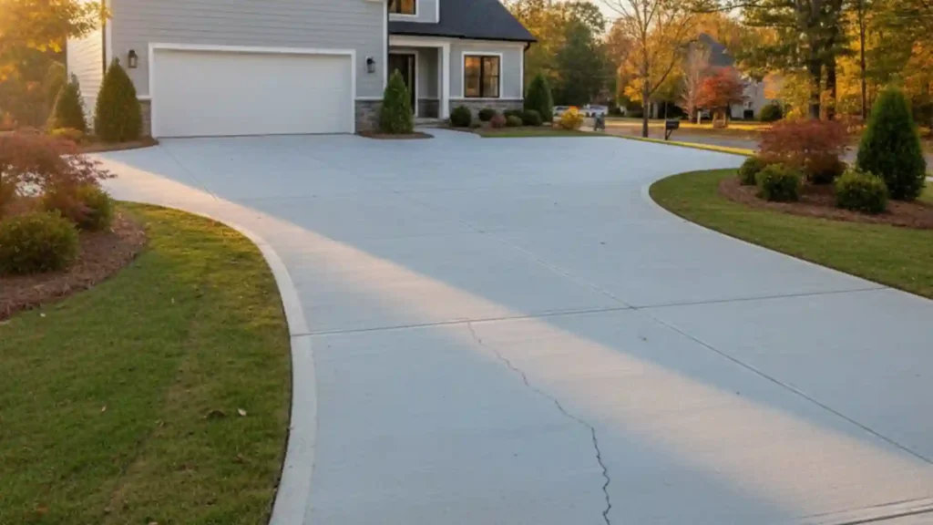 Driveway concrete repair in Charlotte, NC
